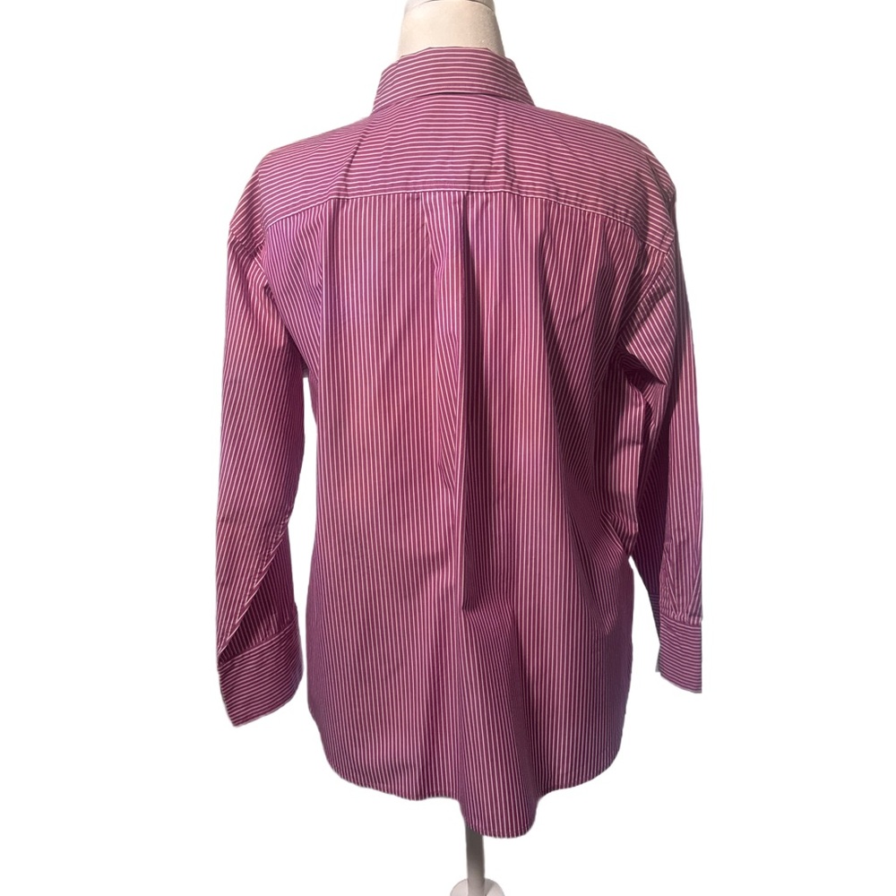 Ann Taylor Petite Stripe Oversized Shirt - Picture 5 of 5